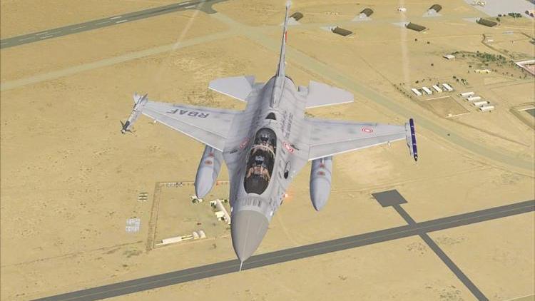 مقاتلة F-16 تابعة لسلاح الجو الملكي البحريني. الصورة : Lockheed Martin