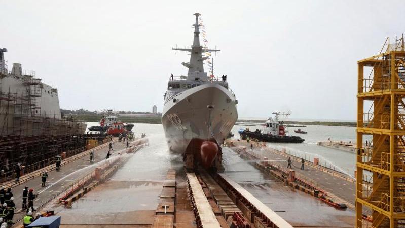 : أطلقت Navantia فرقيطة حائل» HAIL وهي الثالثة من أصل خمس يتم بناؤها لصالح القوات البحرية الملكية السعودية RSNF