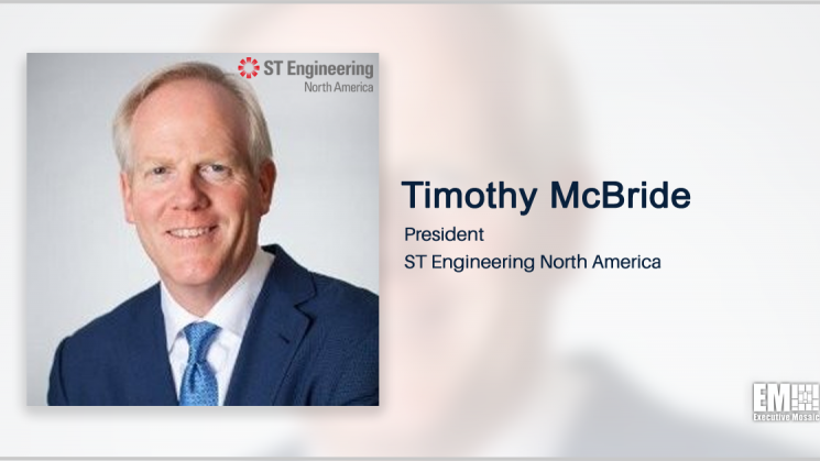 ST Engineering Appoints Timothy J. McBride as President of ST Engineering North America