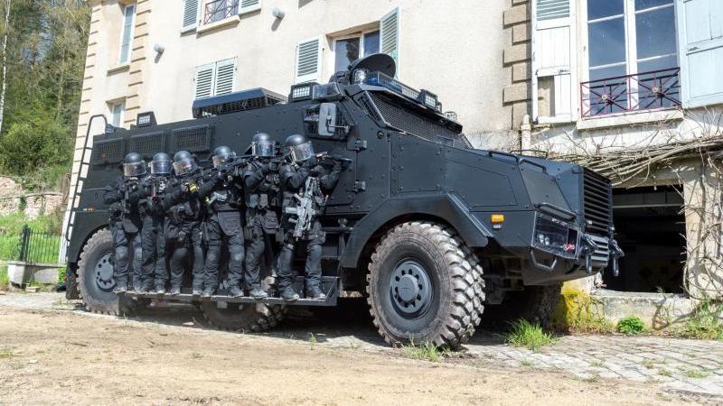تستخدم عربة TITUS حالياً من قبل وحدة الشرطة الفرنسية RAID. الصورة: Nexter