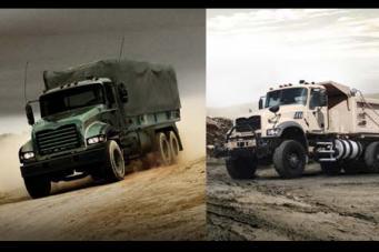 مجموعة من منتجات شركة Mack Defense Trucks