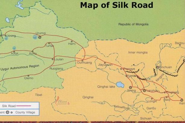 خريطة «طريق الحرير» الصينية الجديدة