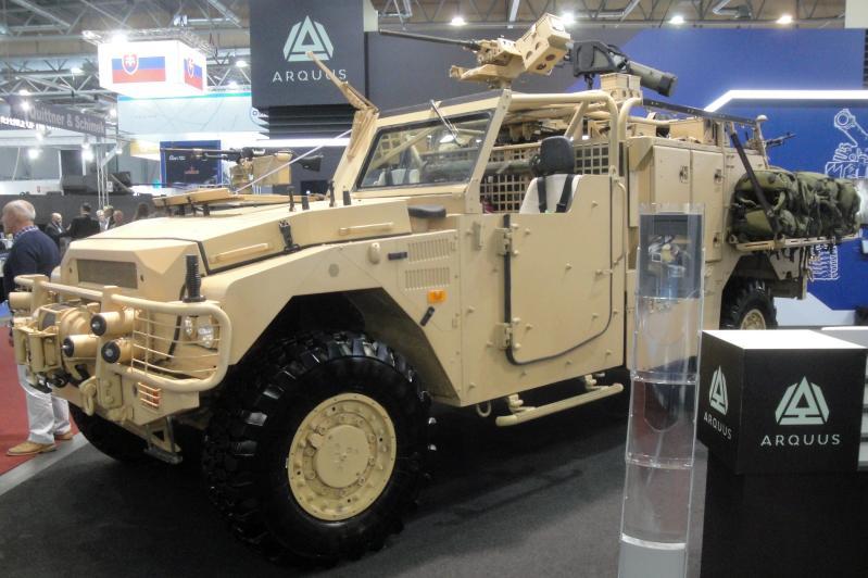 -	«عربة القوات الخاصة الخفيفة» Light Special Forces Vehicle. الصورة: ARQUUS