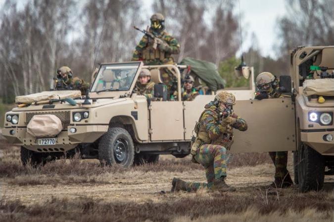 طلبت «قوات العمليات الخاصة البلجيكية الاستحصال على 108 عربات طراز الاستجابة السريعة  FOX الرباعية الدفع. الصورة: Jankel Group