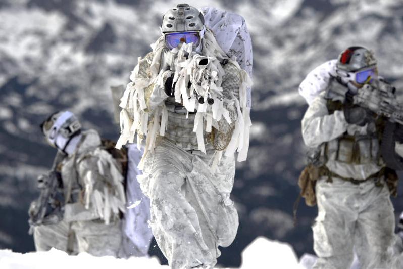 الجنود الجبليين المخصصة لخوض القتال في الأحوال الجوية الباردة