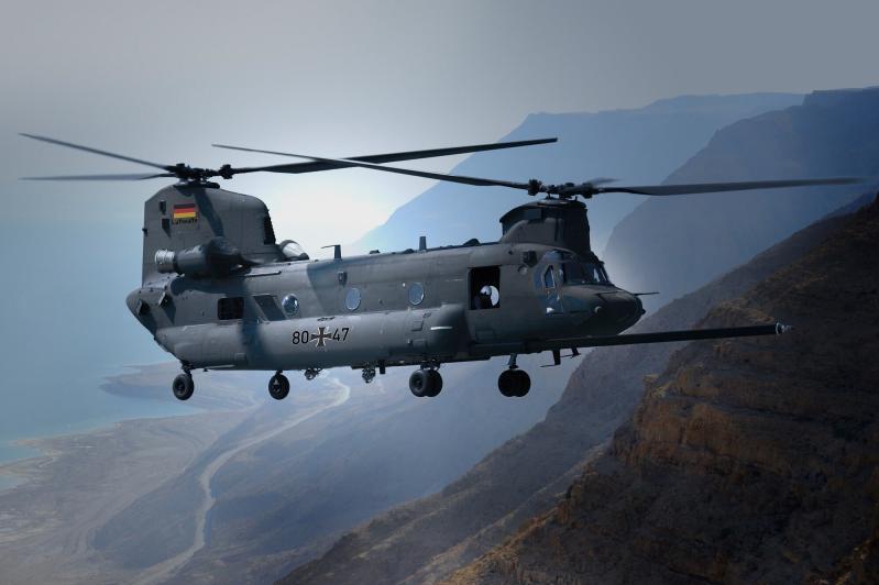 قد تعمد أوروبا إلى شراء منصاتها الجوية من الولايات المتحدة على غرار الطوافة CH-47 Chinook. الصورة: Boeing