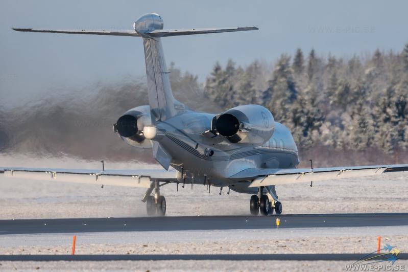 تشغل القوات الجوية السويدية طائرة نفاثة تجارية معدلة من طراز Gulfstream IVSP للقيام بمهام «الاستخبار الإلكتروني ELINT، وتعرف بتسمية S102B Korpen. الصورة: Gulfstream