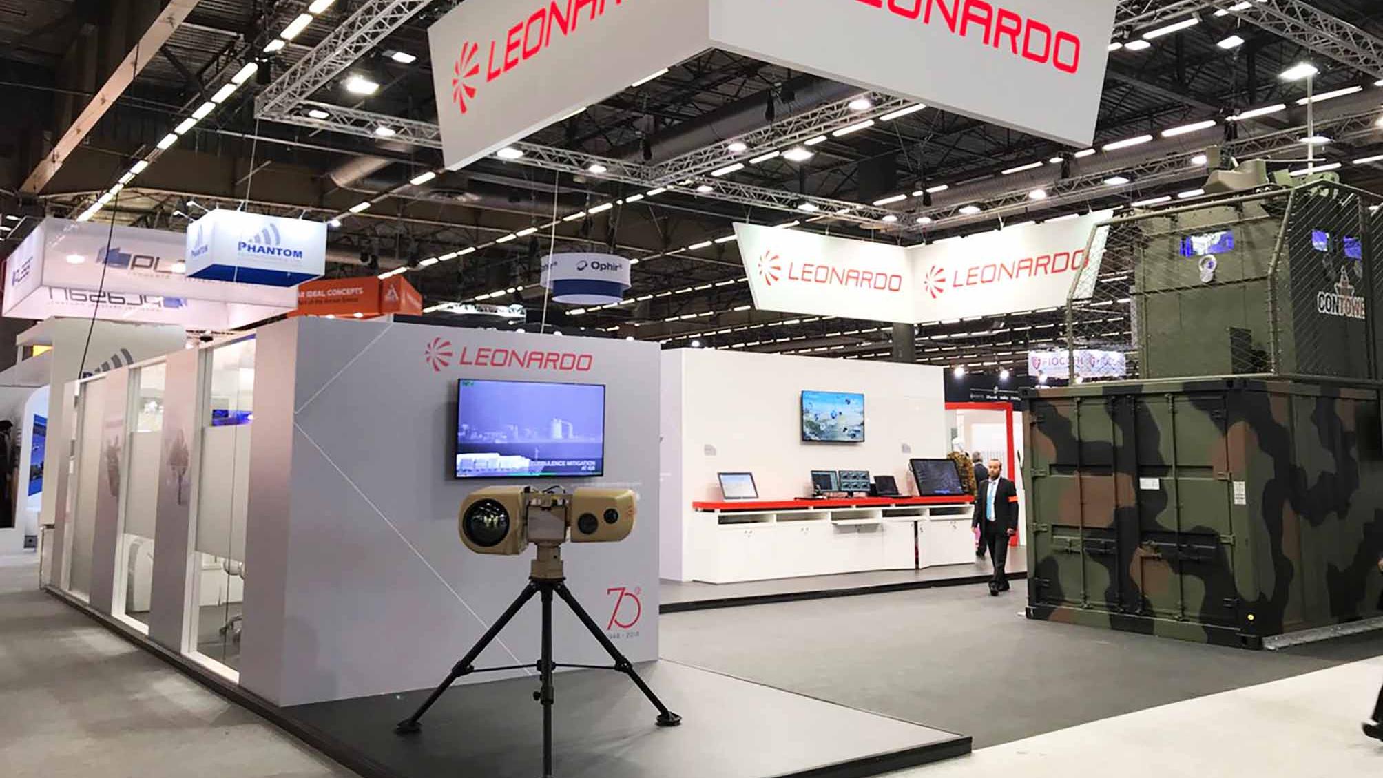 جناح Leonardo في Eurosatory 2018