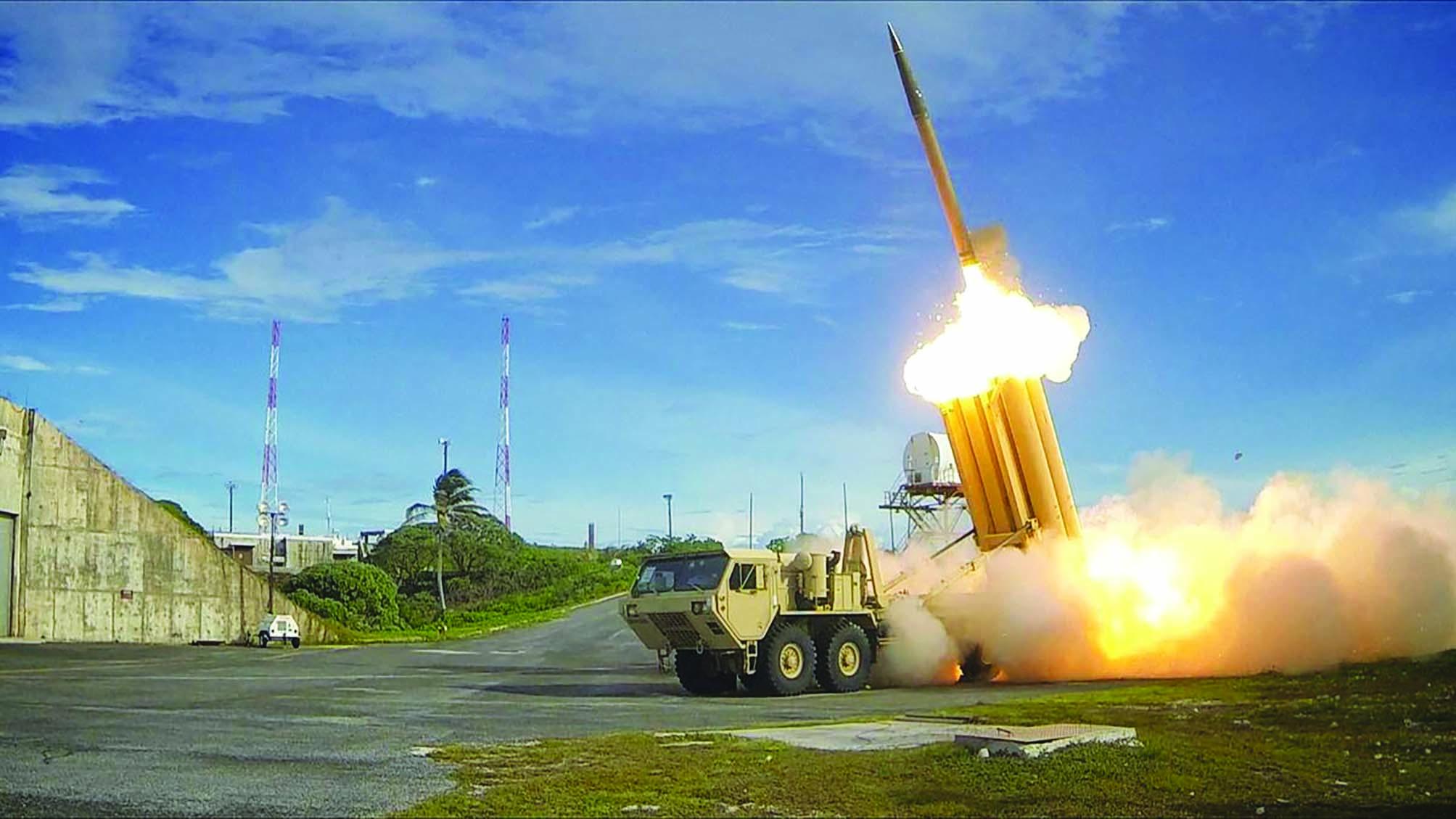 -	ستتزود المملكة العربية السعودية بسبع بطاريات من صواريخ الدفاع الجوي الطرفي للارتفاعات العالية THAAD الصورة: Lockheed Martin