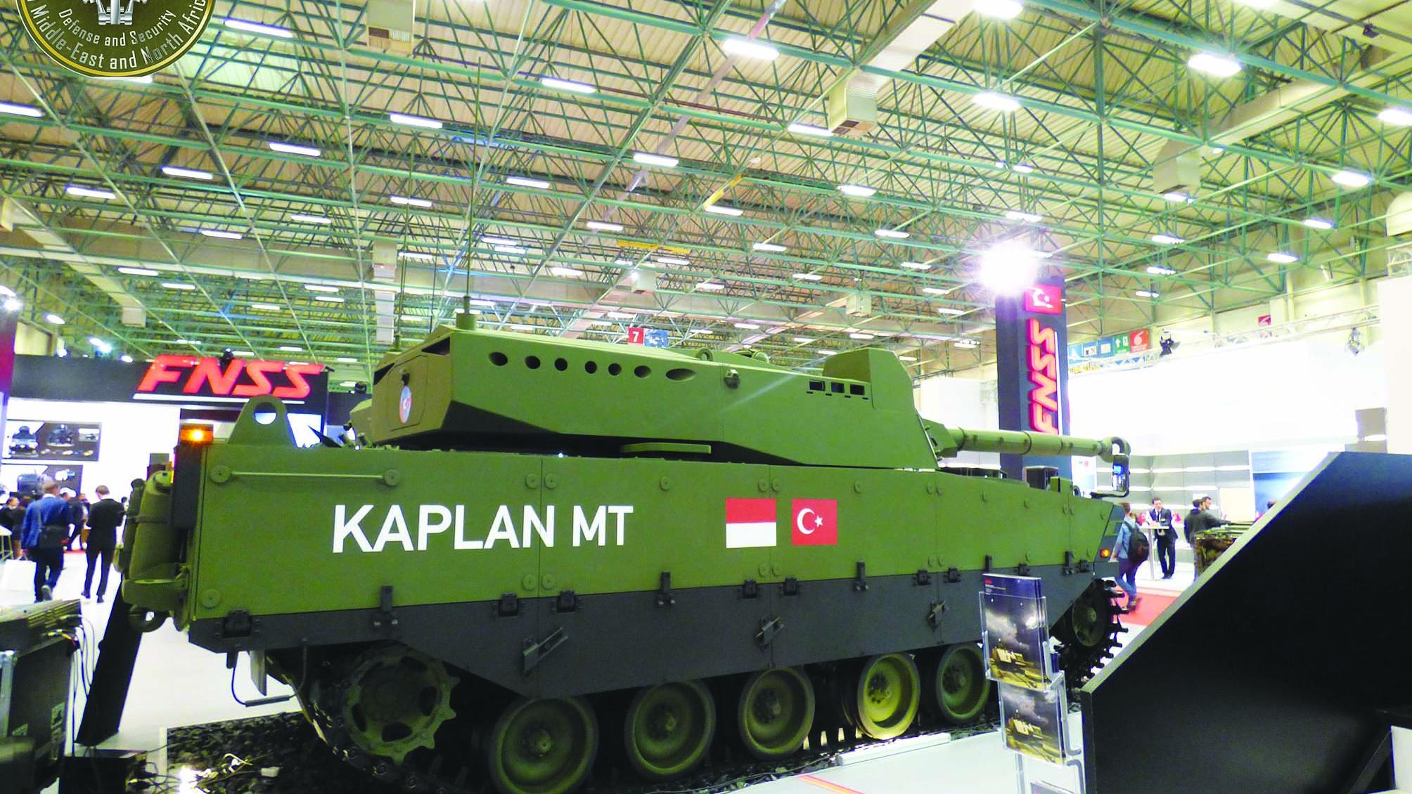 دبابة الوزن المتوسط الحديثة Kaplan MT. الصورة: FNSS