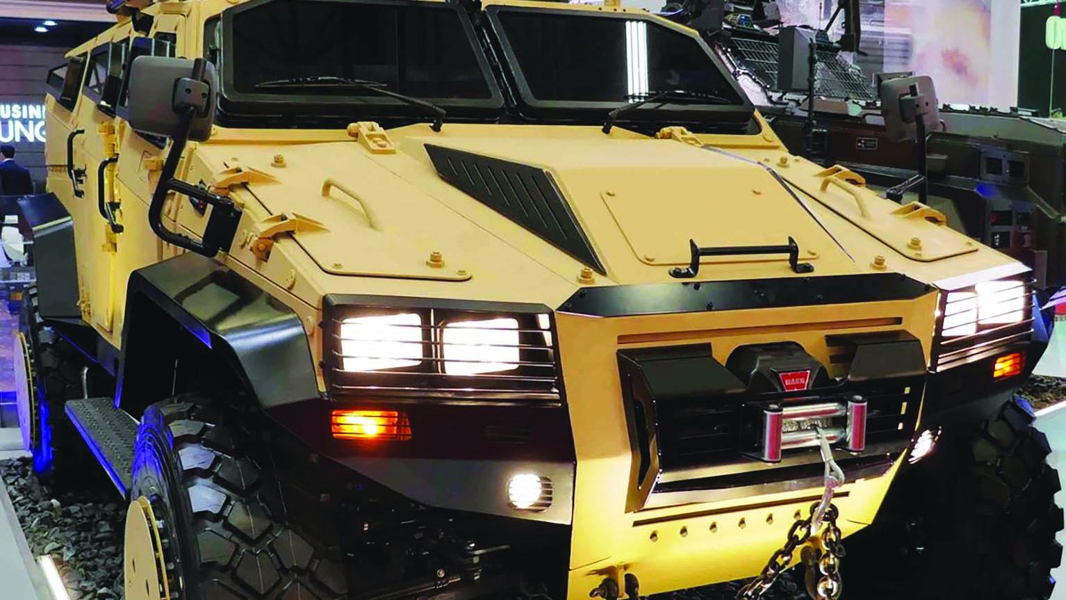 العربة المدرعة الرباعية الدفع الحديثة NMS 4x4. الصورة: Nurol
