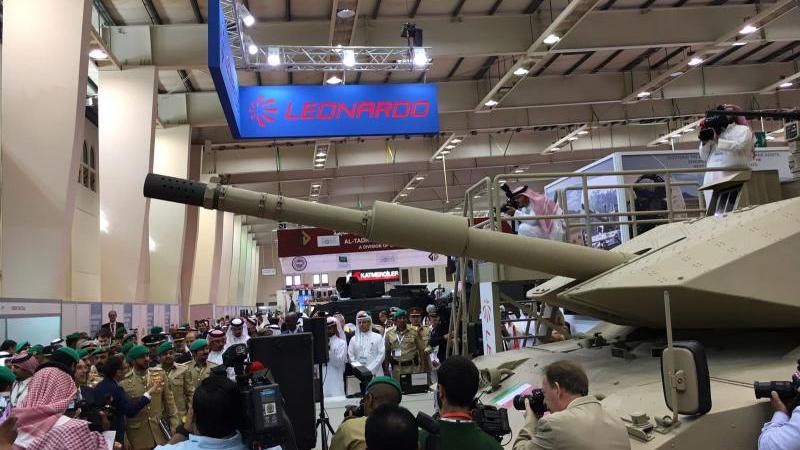 معروضات جناح Leonardo خلال فعاليات  BIDEC 2019