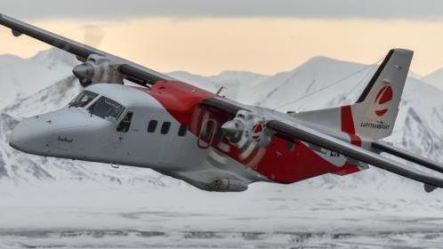 Dornier 228 Lufttransport in flight