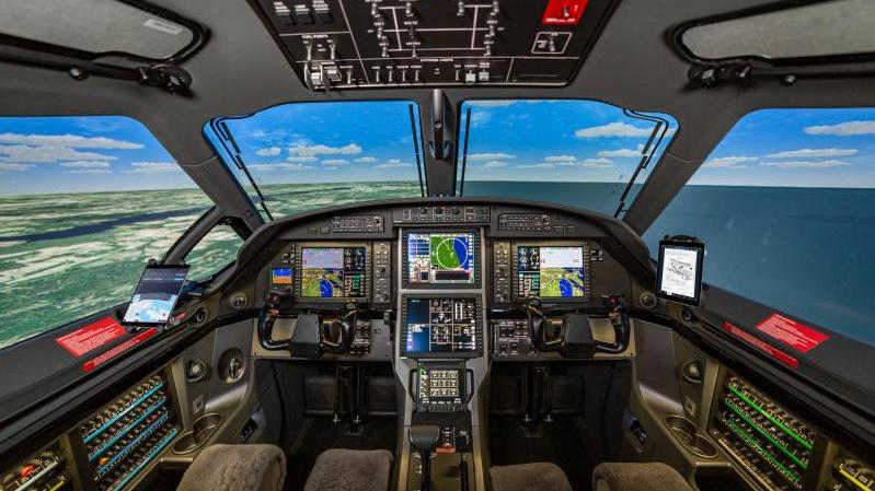 جهاز التدريب على الطيران من المستوى السادس الجديد كلياً PC-12 NGX. الصورة: Pilatus