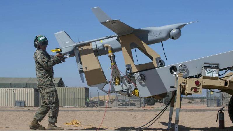 العربة الجوية غير الآهلة ScanEagle. الصورة: Insitu