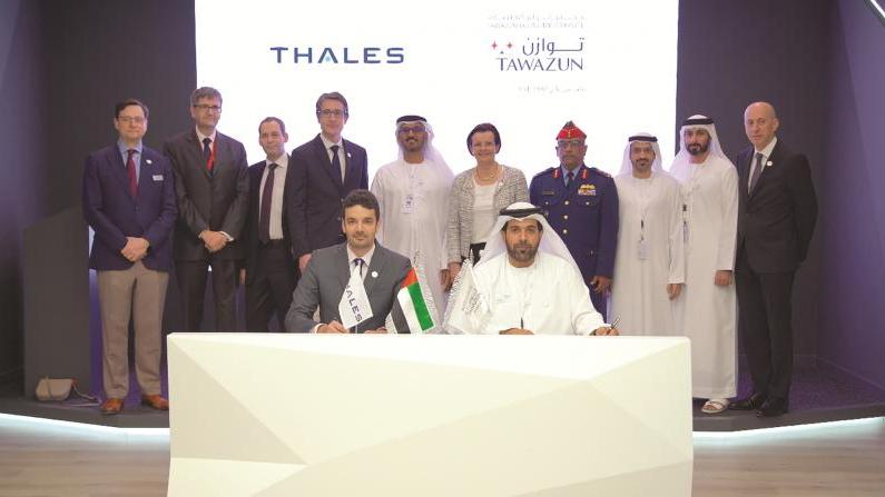 توقيع الاتفاقية بين مجلس توازن الاقتصادي وThales لإنشاء المركز الجديد للتدريب على الحرب التحتمائية