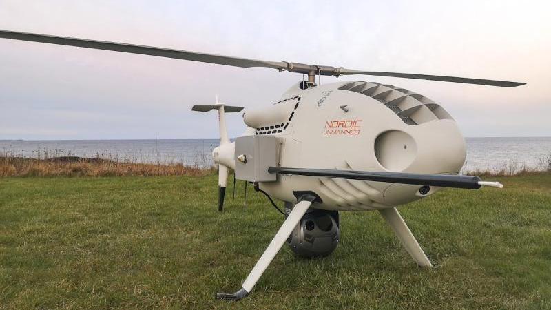 النظام غير الآهل CAMCOPTER S-100. الصورة: Schiebel