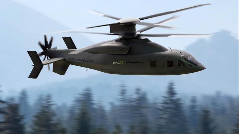 DEFIANT X طوافة هجومية متقدمة مصممة لإحداث ثورة في قدرات الجيش الأميركي. الصورة: Sikorsky – Boeing  