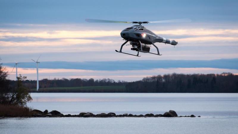 النظام الجوي غير الآهل SKELDAR V-200. الصورة: SAAB
