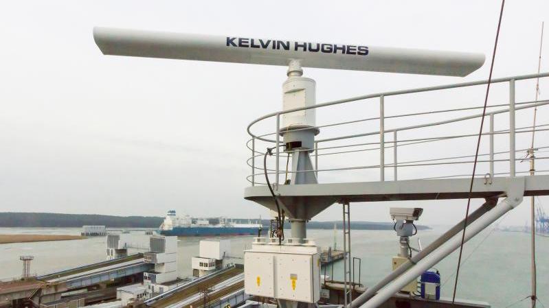 رادار الملاحة Kelvin Hughes MK 11 SharpEye. الصورة: HENSOLDT UK