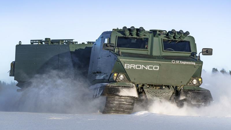 عربة Oshkosh CATV مشتقة من Bronco 3، وهي عضو في عائلة عربات Bronco FoV صنع ST Engineering التي أثبتت كفاءتها وفعاليتها وموثوقيتها