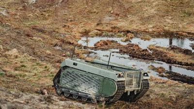 AEC Skyline will act as an integration partner of Milrem Robotics products including the THeMIS and Multiscope unmanned ground vehicles as well as the Type-X Robotic Combat Vehicle. (Picture source: Milrem Robotics)