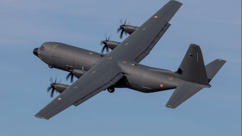 C-130J Super Hercules transport aircraft