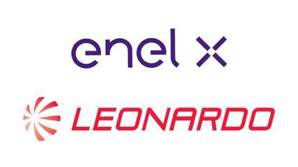 Leonardo & enel X logo