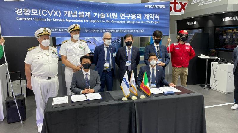FINCANTIERI TO SUPPORT DAEWOO IN THE DESIGN OF THE NEW KOREAN AIRCRAFT CARRIERS