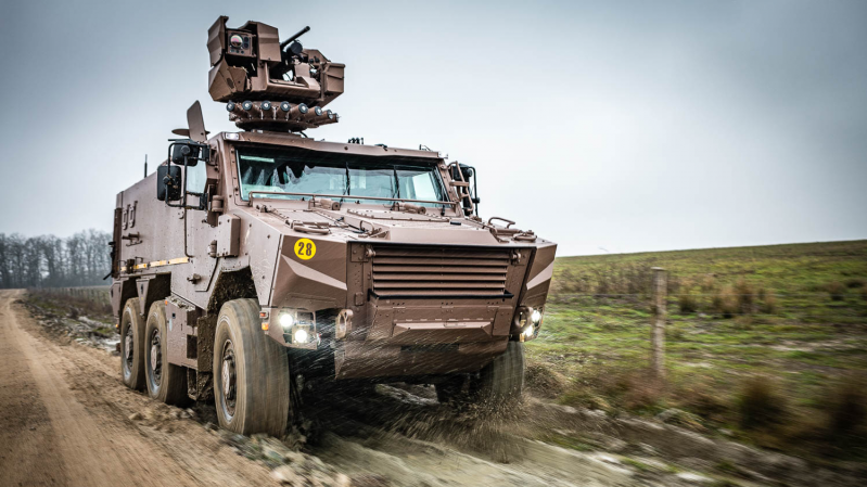 Hornet to present its range of Hornet remote-controlled weapon stations, already chosen by the French Army to equip its new generation of combat vehicles, the Griffon, Jaguar and Serval photo credit:NicolasBroquedis