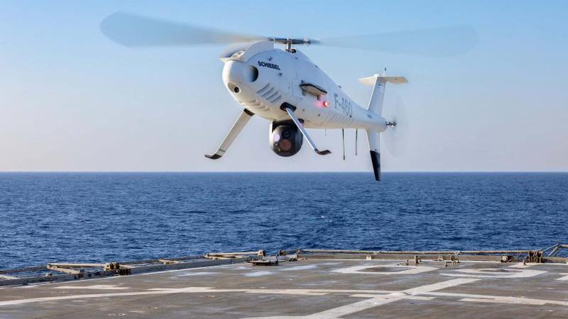 النظام الجوي غير الآهل CAMCOPTER S-100. الصورة: Schiebel