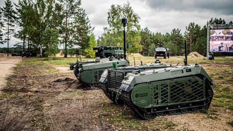 Milrem Robotics iMUGS demonstration 