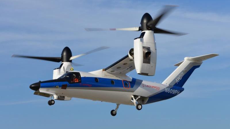 AW609  على قمة معروضات Leonardo في معرض دبي للطيران 2021