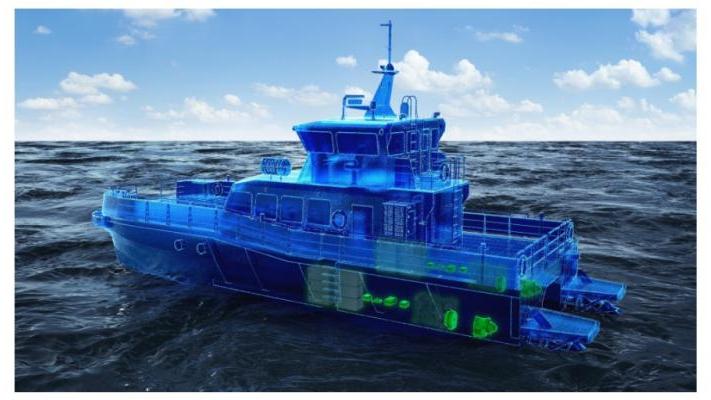 نظام الطاقة والدفع  HybriGen(R) Power and Propulsion system. الصورة: BAE Systems