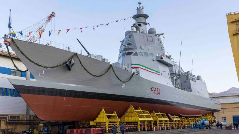 FINCANTIERI LAUNCHES THE FOURTH PPA “GIOVANNI DELLE BANDE NERE” IN RIVA TRIGOSO