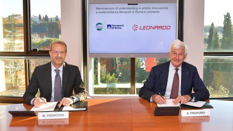 Leonardo and Aeroporti di Roma (ADR) have signed a partnership aimed at developing joint initiatives to facilitate the transition of airport assets managed by ADR into smart hubs