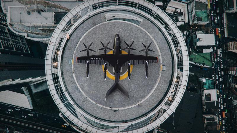 Vertical’s VX4 electric aircraft Credit Vertical Aerospace