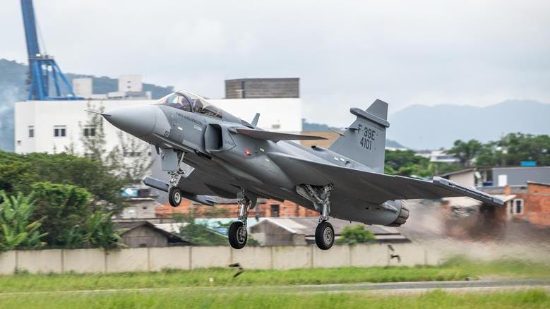 The First Serial Production Gripen E Fighters are in Brazil
