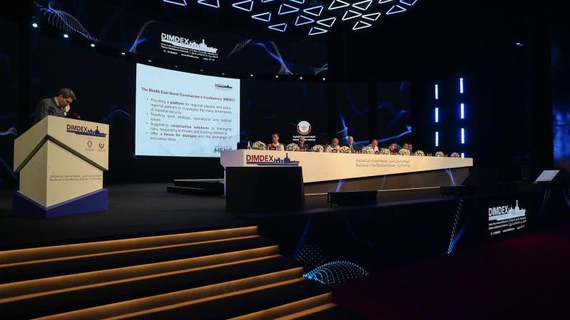 تميز اليوم الثاني لمعرض «ديمدكس 2022» بانعقاد مؤتمر قادة البحريات في الشرق الأوسط الذي سلط الضوء على أبرز تحديات الأمن البحري
