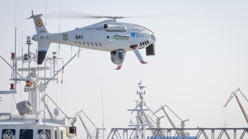 SCHIEBEL CAMCOPTER S-100 PERFORMS MARITIME SURVEILLANCE FOR EMSA IN ROMANIA