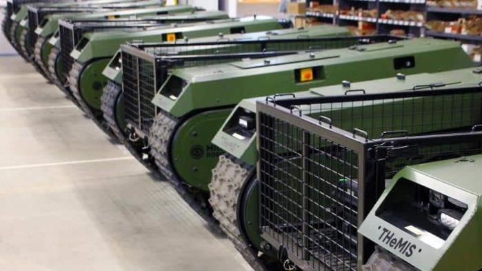 Eight Milrem Robotics’ THeMIS UGVs exhibited at Eurosatory 2022