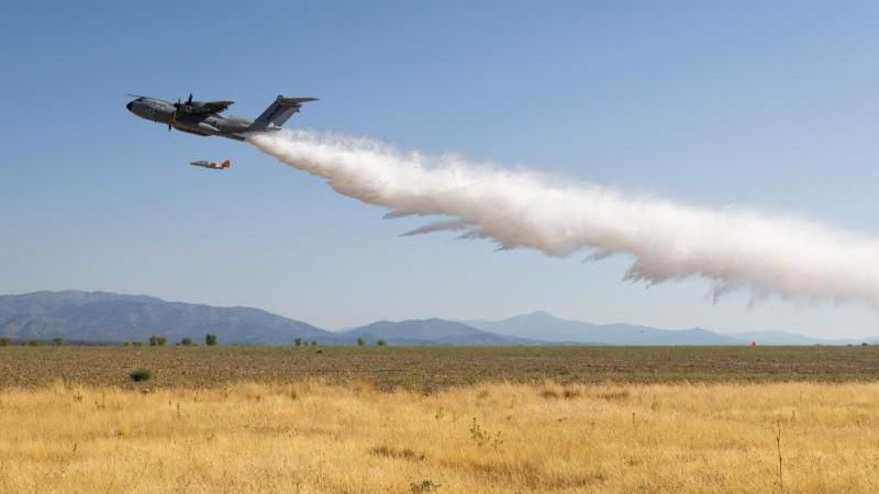 Airbus successfully tests firefighting kit on A400M