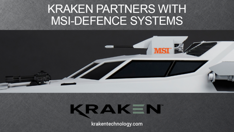 KRAKEN PARTNERS WITH MSI-DEFENCE SYSTEMS