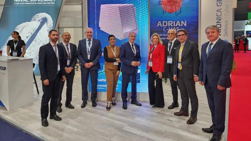 Elettronica presents ADRIAN Naval Counter-UAV System and other capabilities at Euronaval