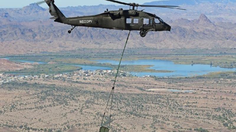 Sikorsky demonstrates to the U.S. Army for the first time how an optionally piloted Black Hawk helicopter flying in autonomous mode could resupply forward forces. These uninhabited Black Hawk flights occurred in October at Yuma Proving Ground in Arizona. 