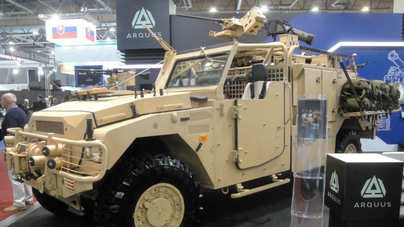 -	«عربة القوات الخاصة الخفيفة» Light Special Forces Vehicle. الصورة: ARQUUS