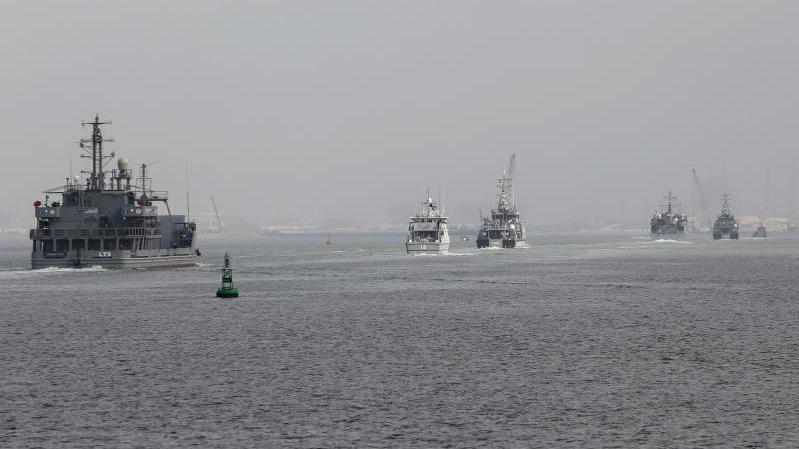 First batch of naval vessels arrives in Abu Dhabi for NAVDEX 2023