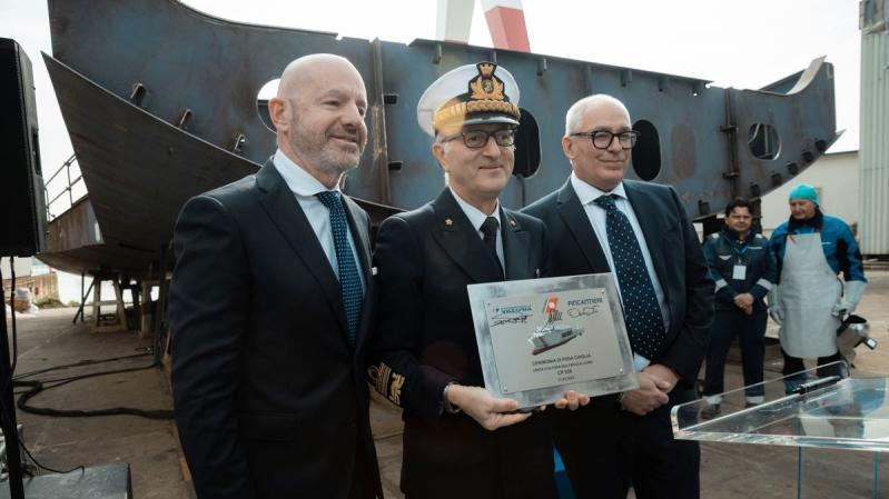 FINCANTIERI AND CANTIERE NAVALE VITTORIA LAY THE KEEL OF THE ITALIAN COAST GUARD MULTI-ROLE OFFSHORE VESSEL