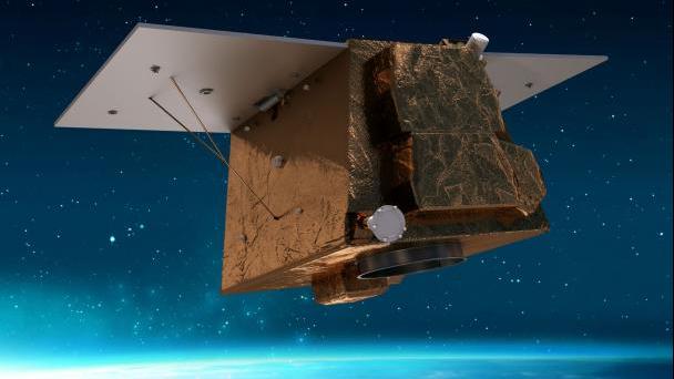Artist view of S250 optical in orbit - Copyright Airbus