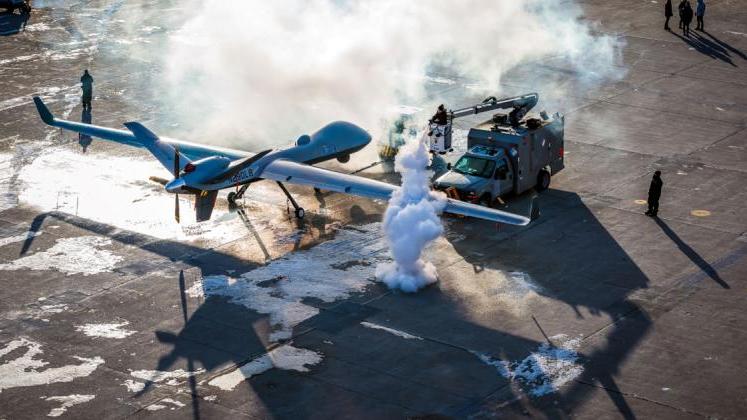 GA-ASI Performs Cold Weather Validation Using MQ-9B SkyGuardian